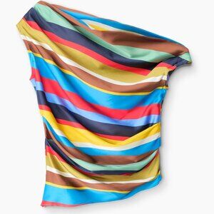 Phare Silk Top ~ Market Stripe